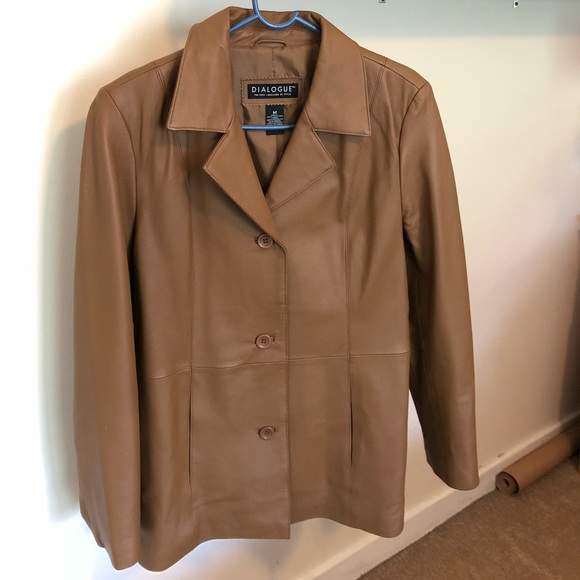 100% LEATHER JACKET • like new! - Picture 2 of 6